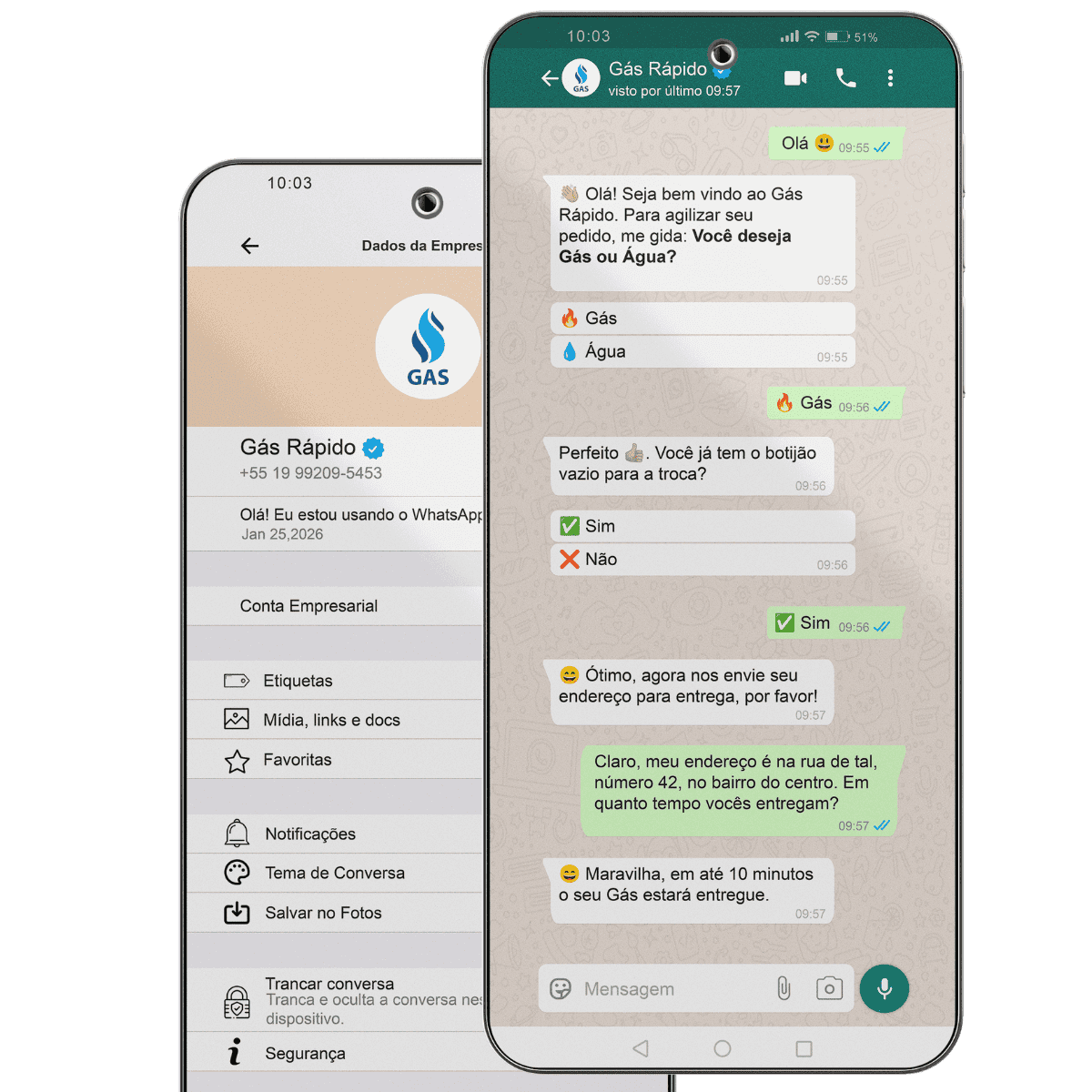 Automação para WhatsApp de empresas